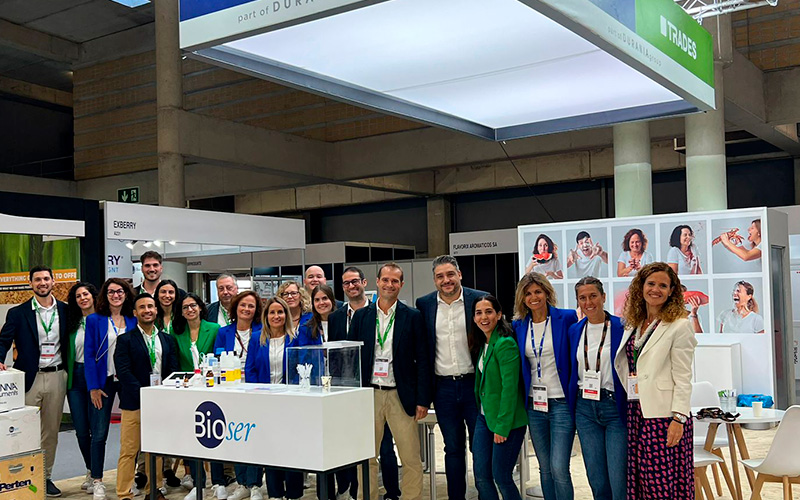 El equipo de Bioser y Trades en Alimentaria FoodTech