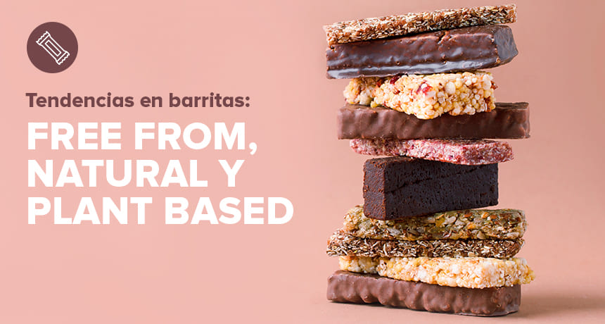 tendencias en barritas saludables, veganas